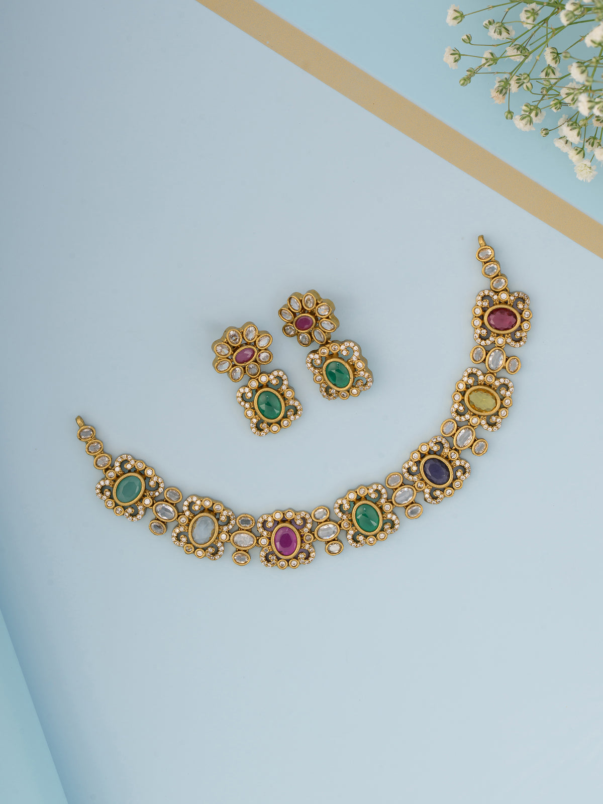 Rasna AD Necklace