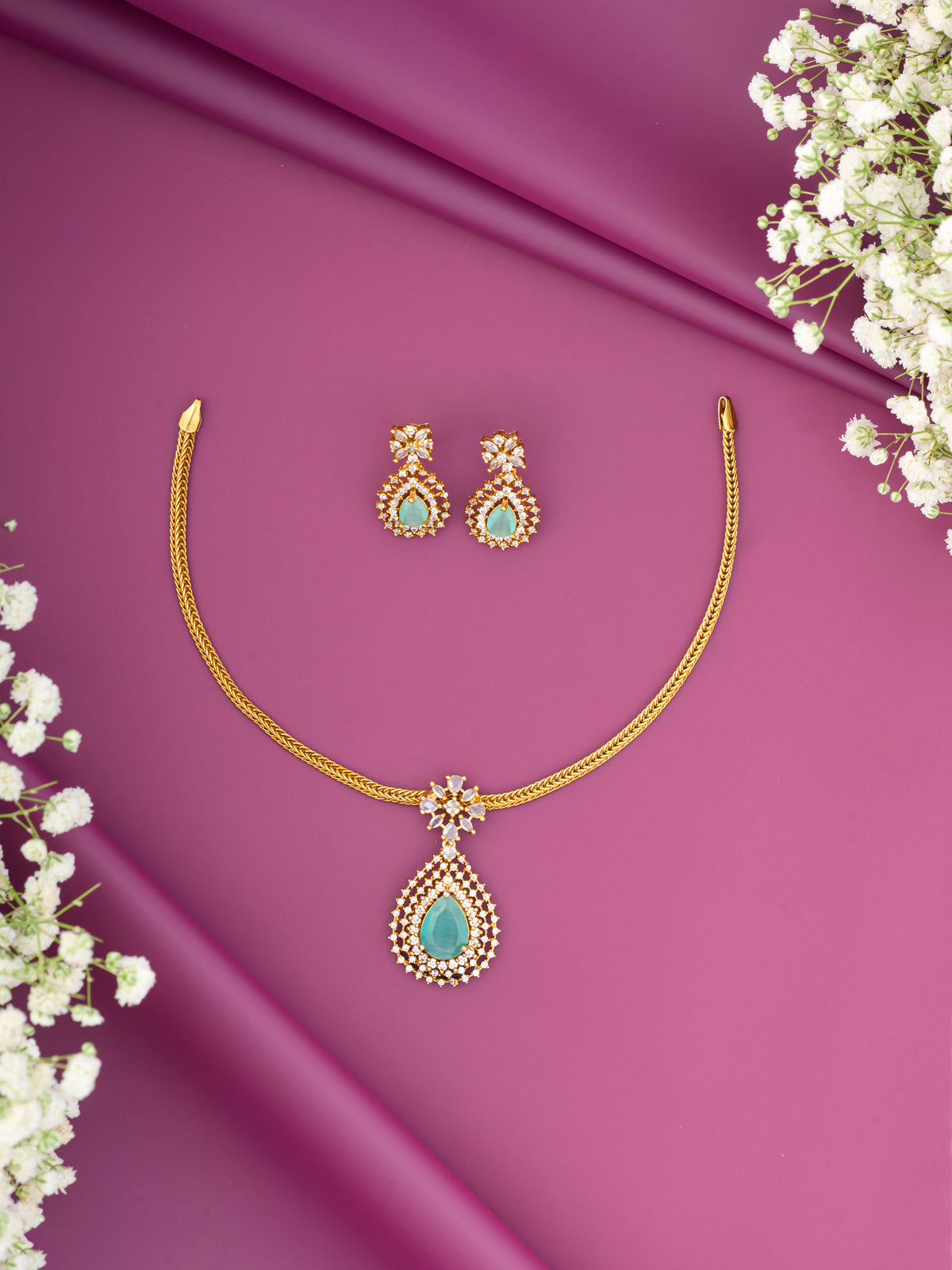 Pear Drop Choker set