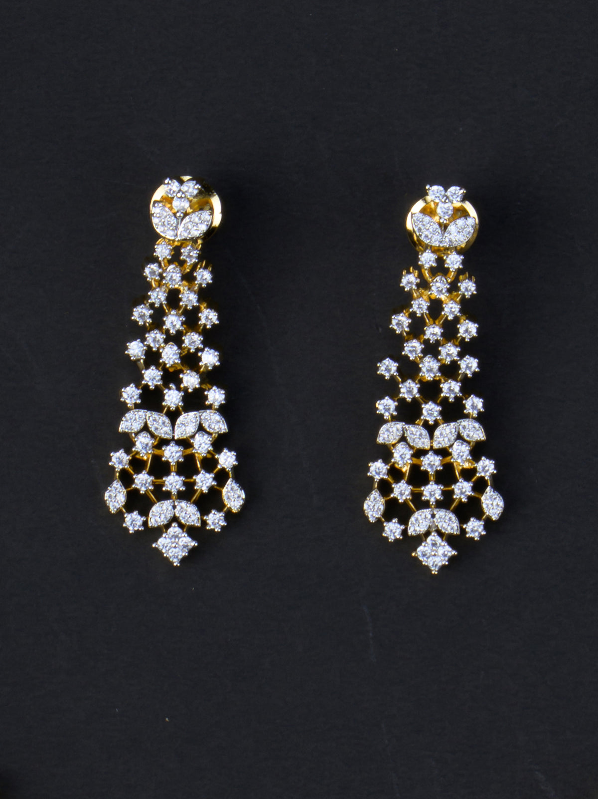 Patravali AD Necklace Set - earrings