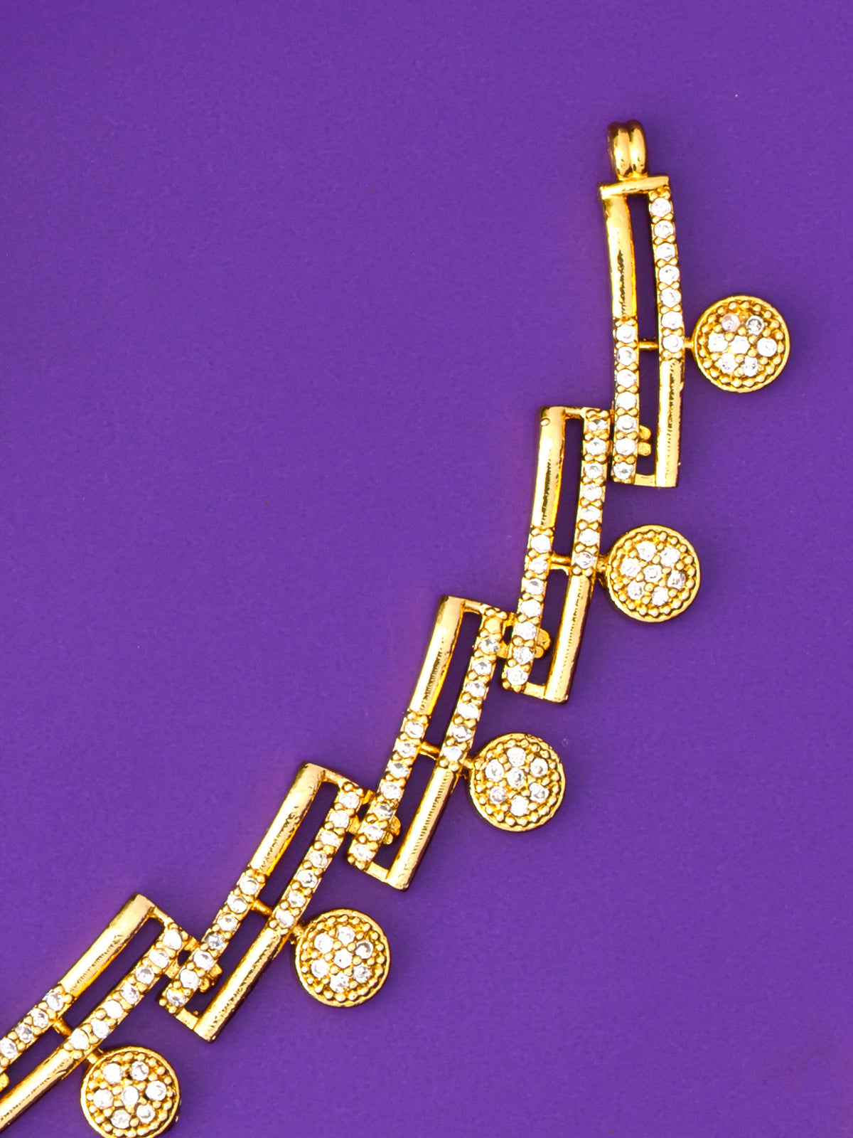 Zig Zag Diamond necklace