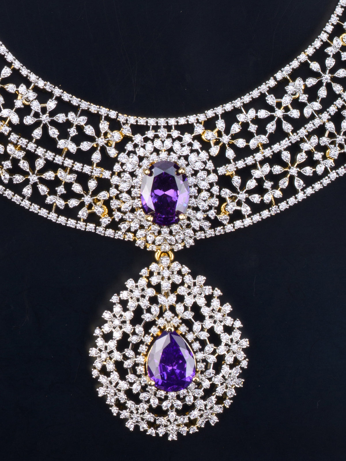 Medusa Diamond Haaram set
