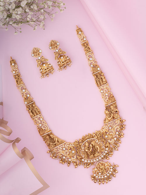Aniketh Temple Haaram set