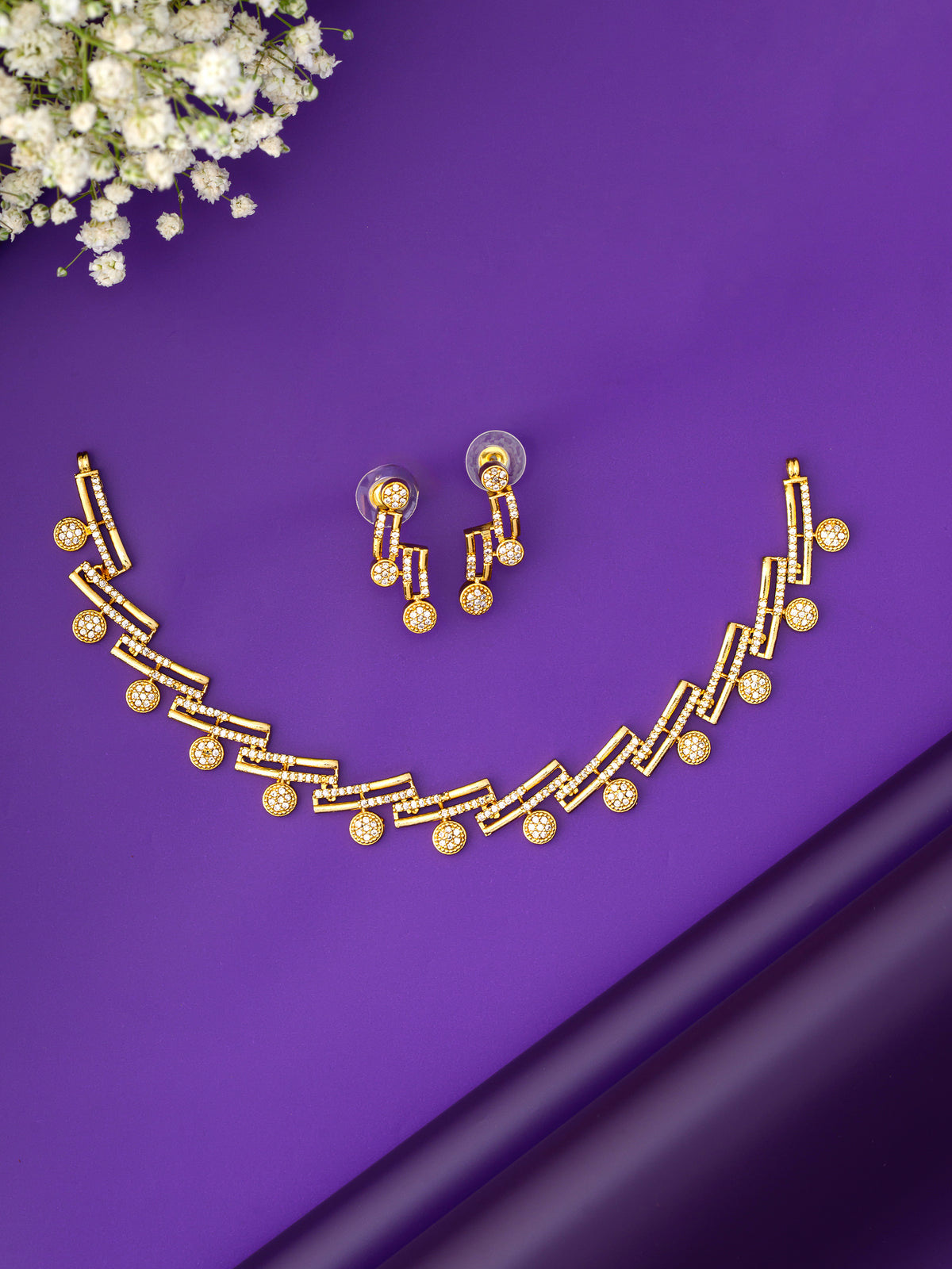 Zig Zag Diamond necklace