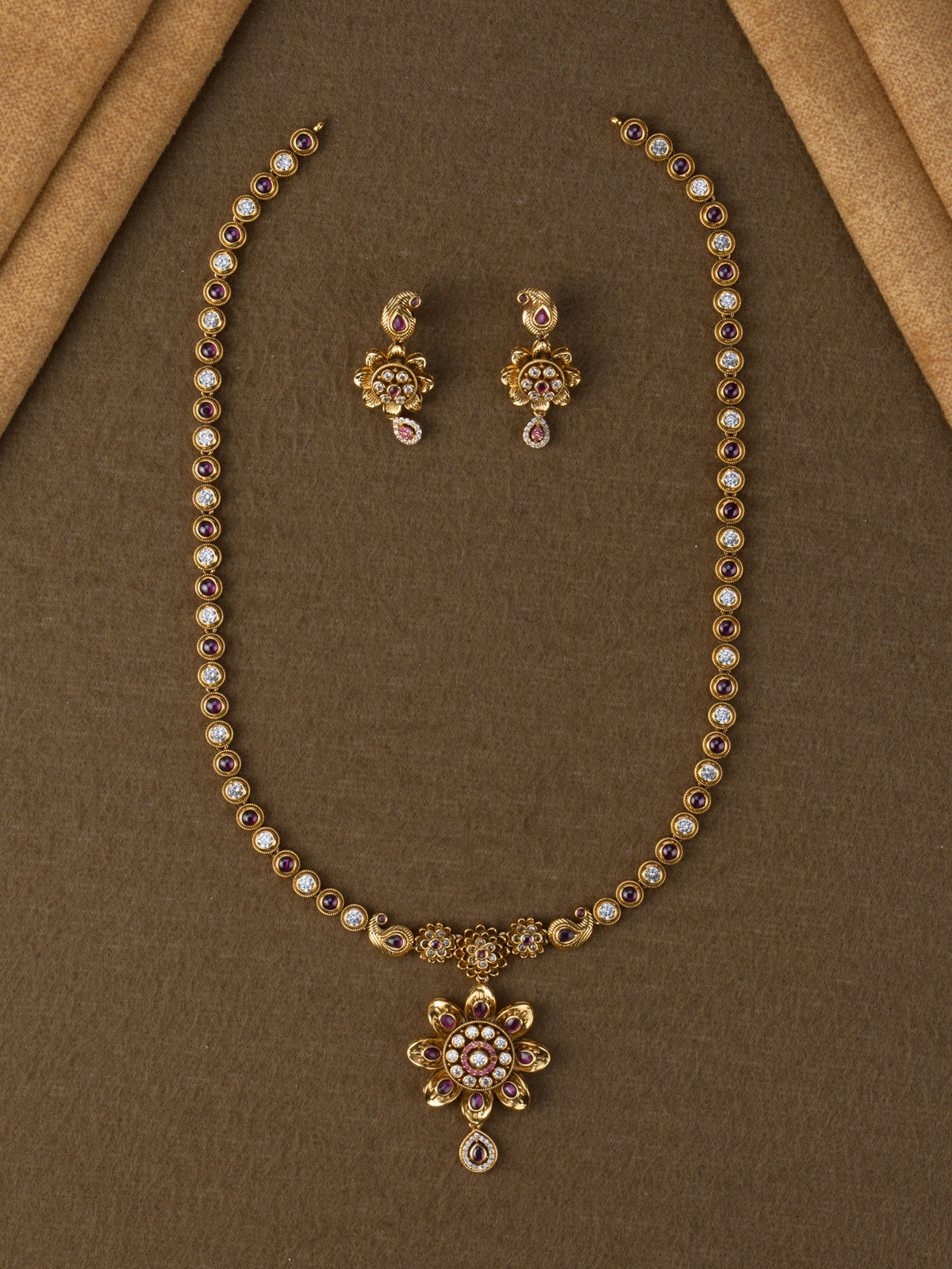 Pushpika Antique Haaram Set