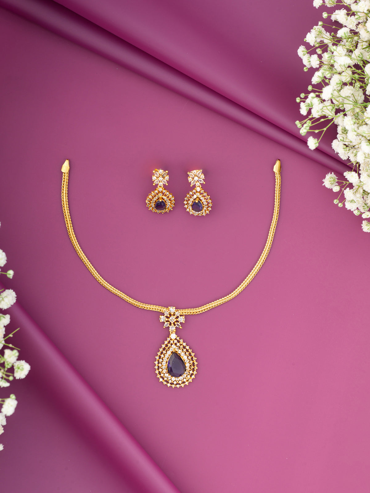 Pear Drop Choker set