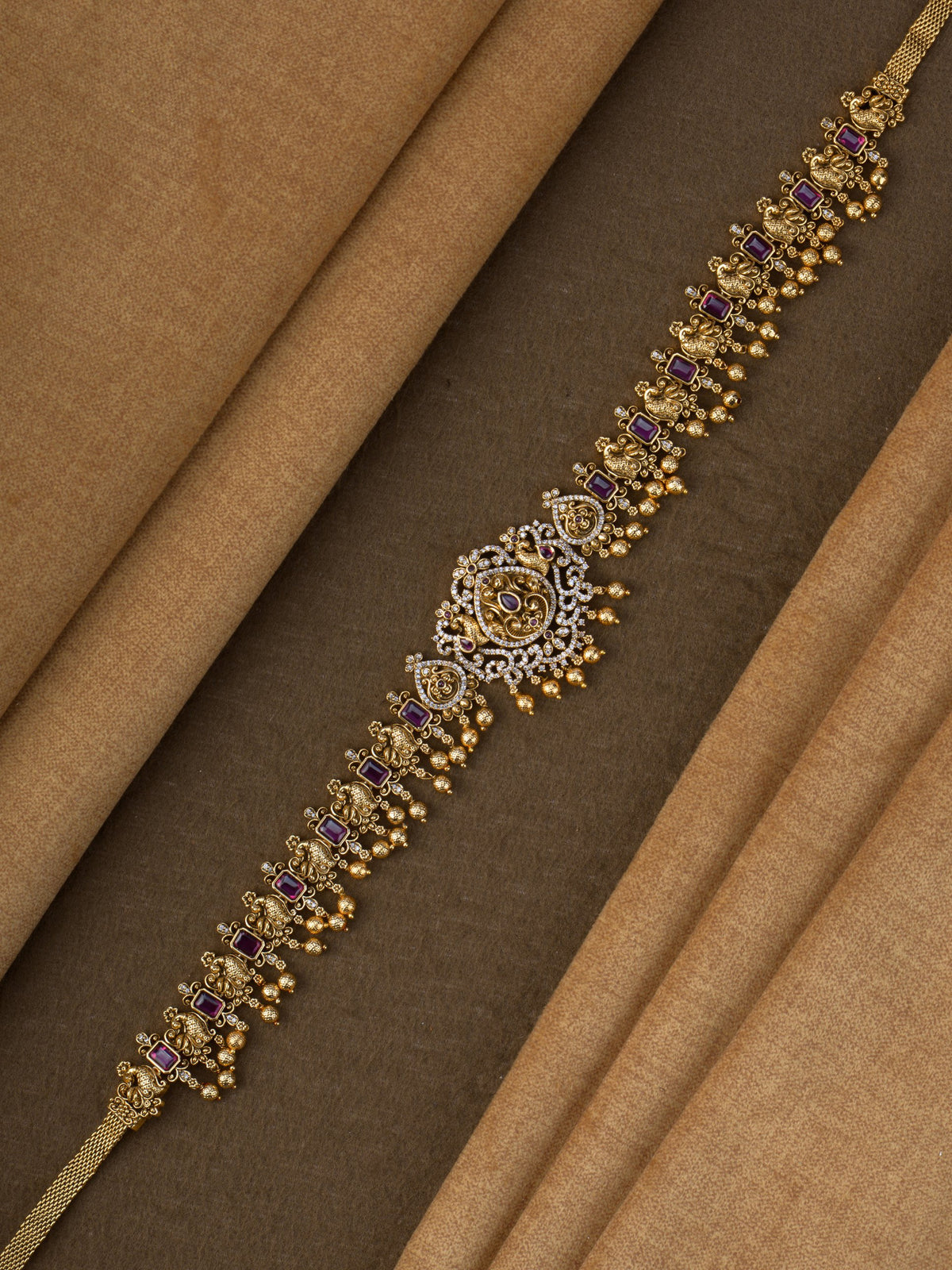 Mayura Ruby Hip Belt - full view