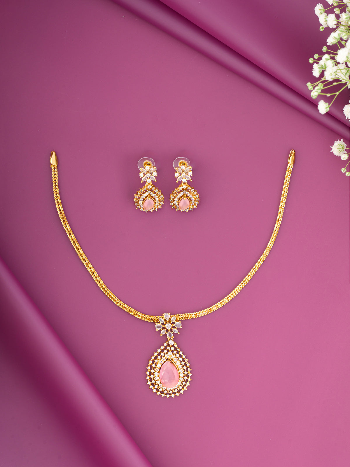 Pear Drop Choker set