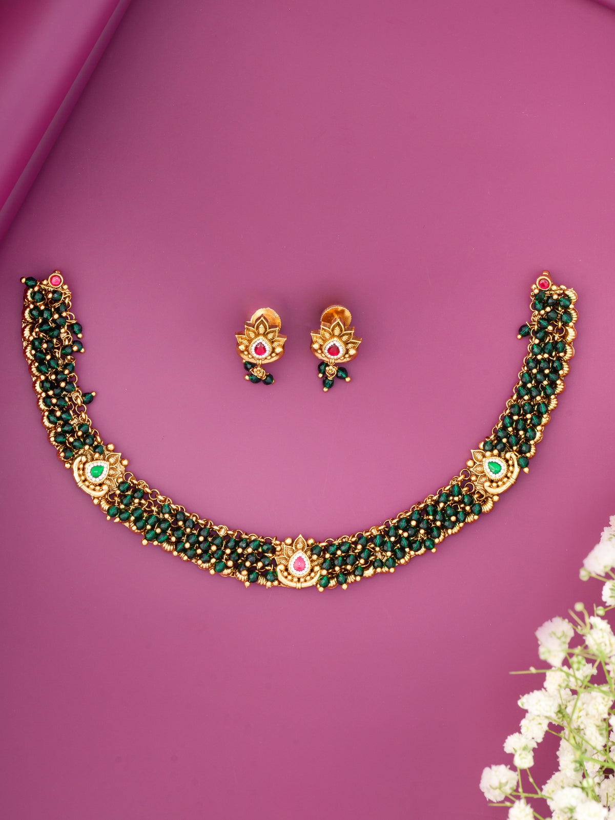 Midhilima Beaded Necklace