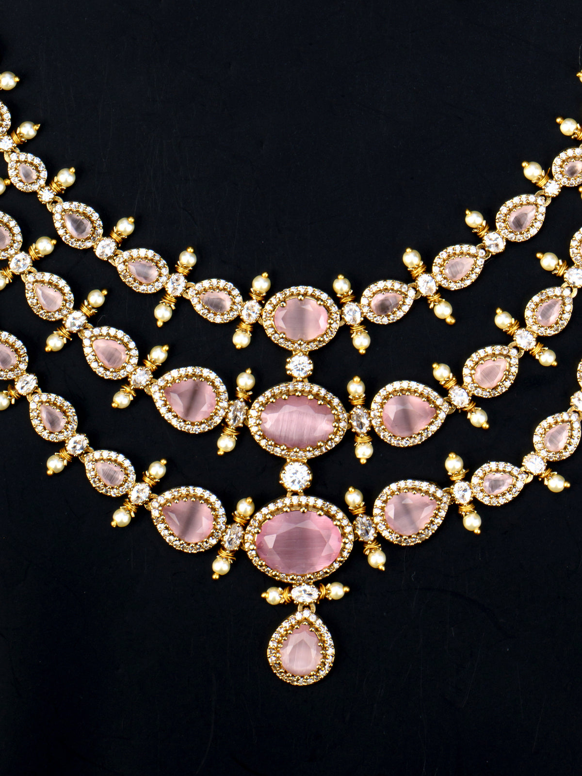 Triveni Blush Victorian Necklace