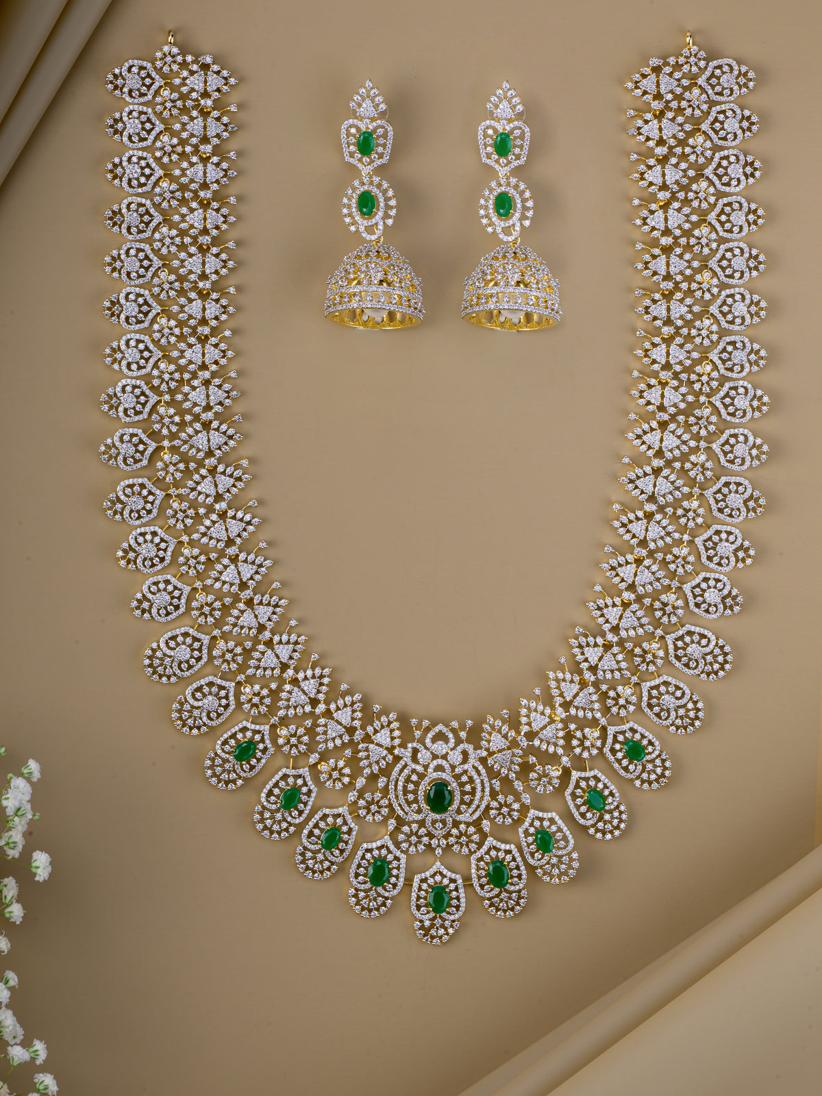 Lillia Diamond Haaram Set
