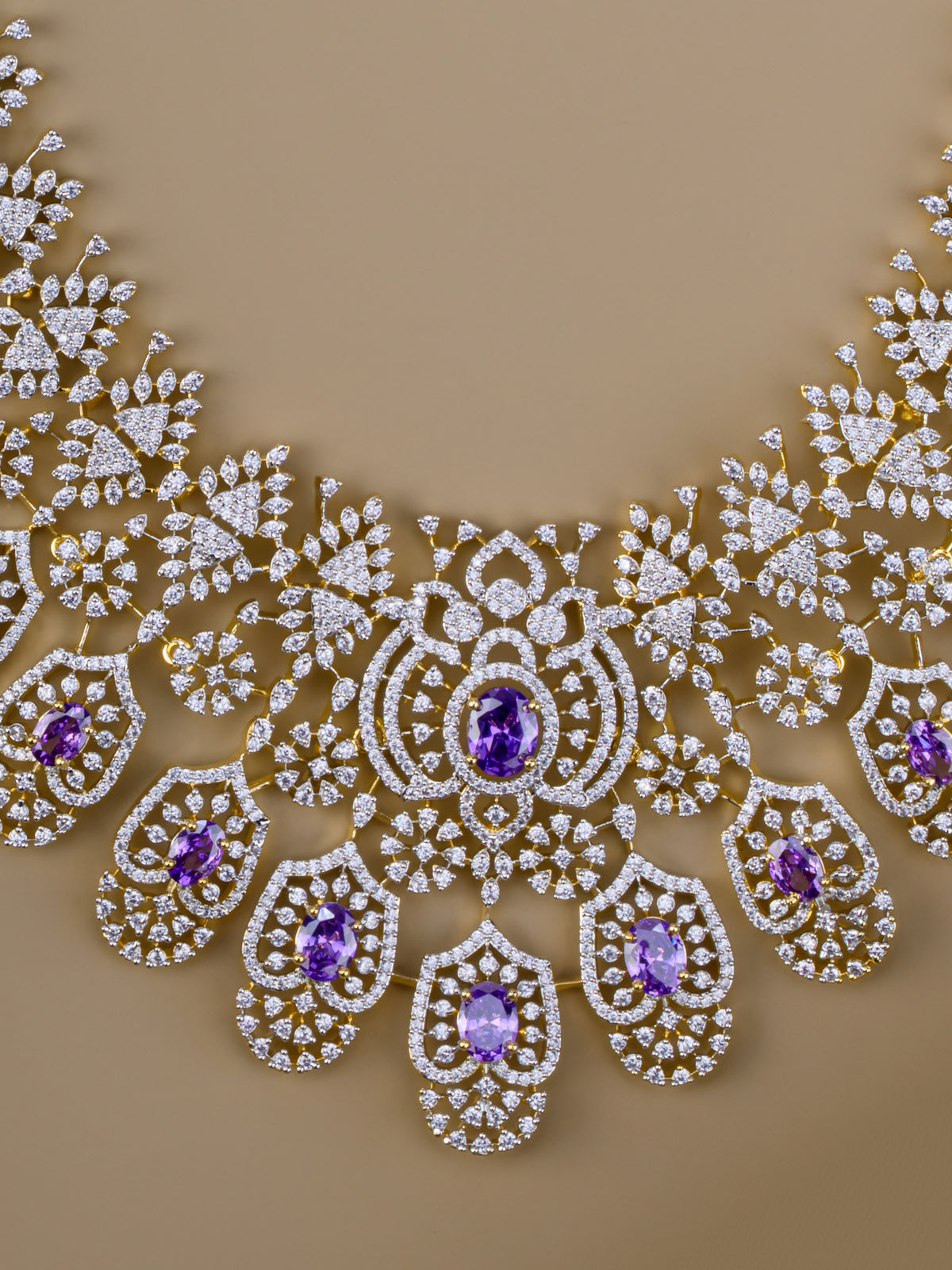 Lillia Diamond Haaram Set