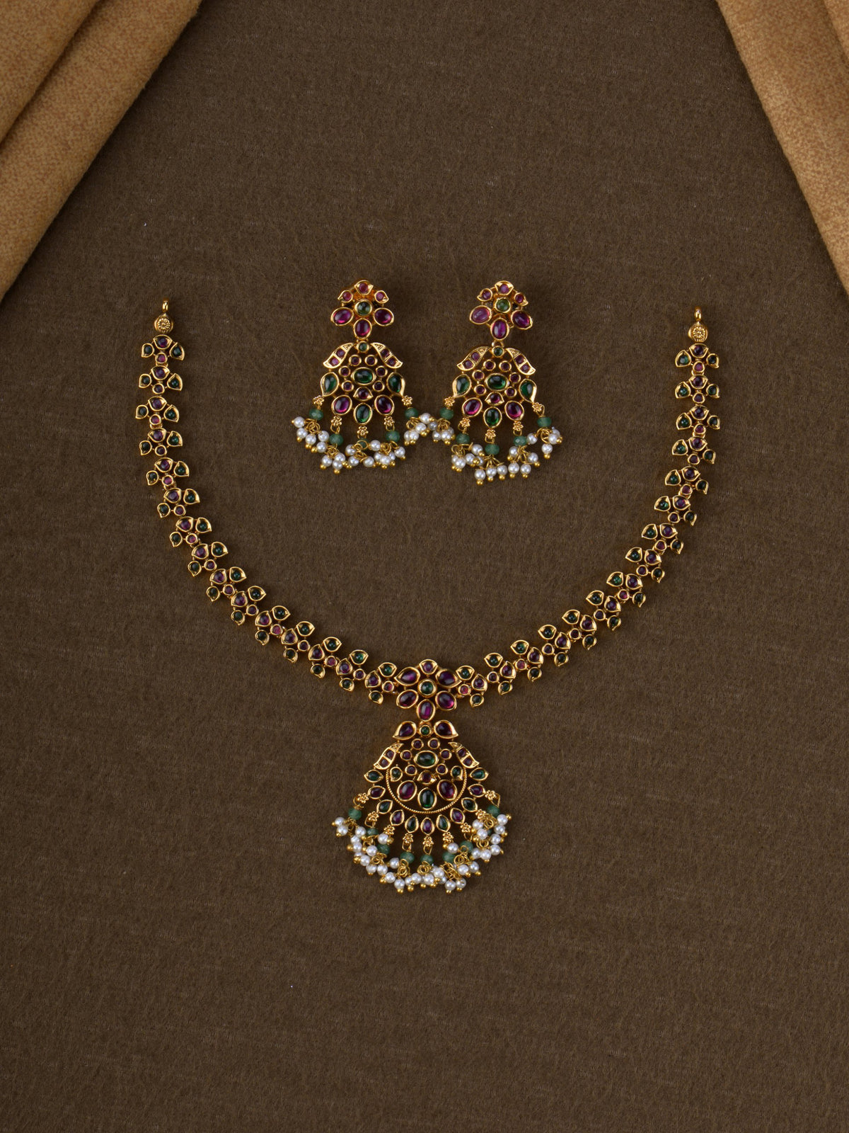 Kemp Mallika Necklace Set - Multi