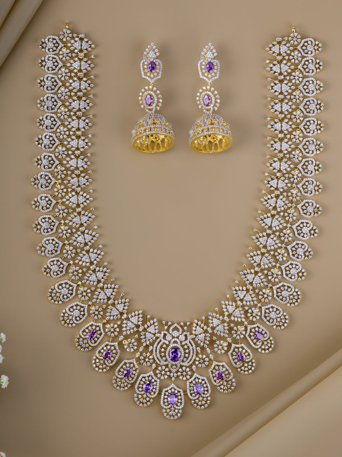 Lillia Diamond Haaram Set