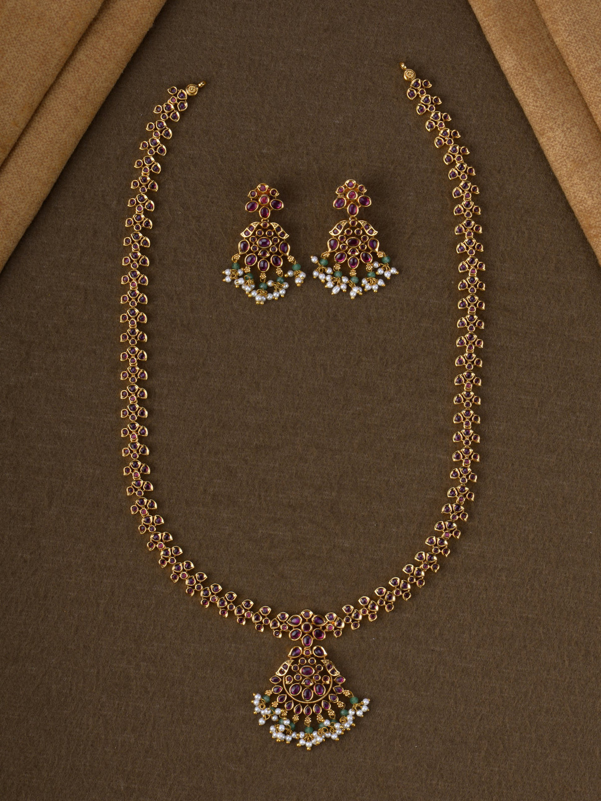 Kemp Mallika Haaram Set - Red