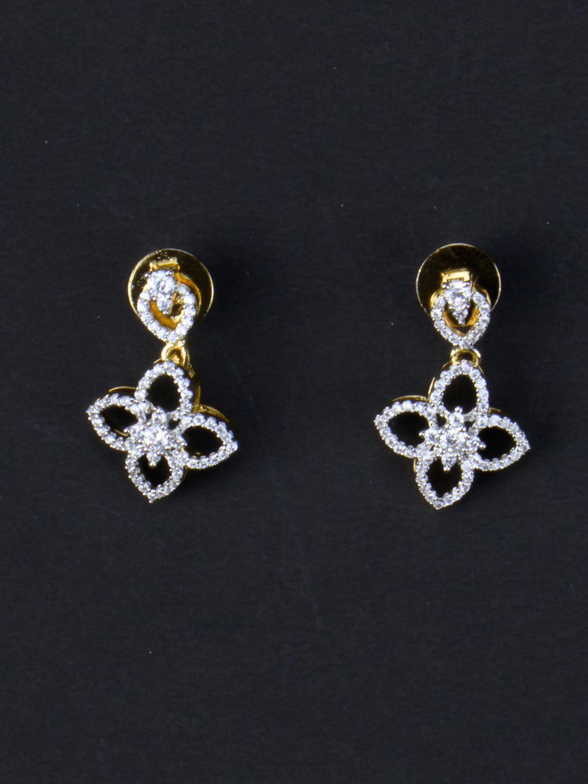 Anuraga AD Necklace Set - earrings