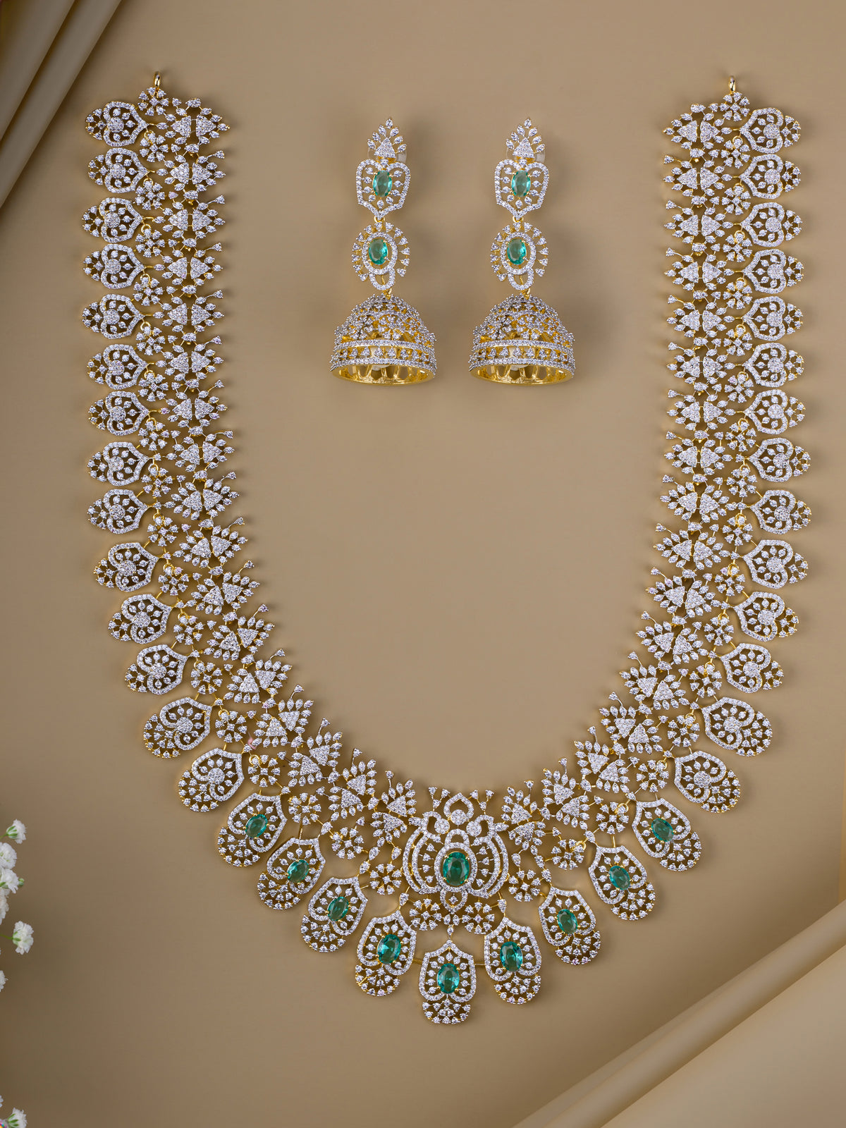 Lillia Diamond Haaram Set