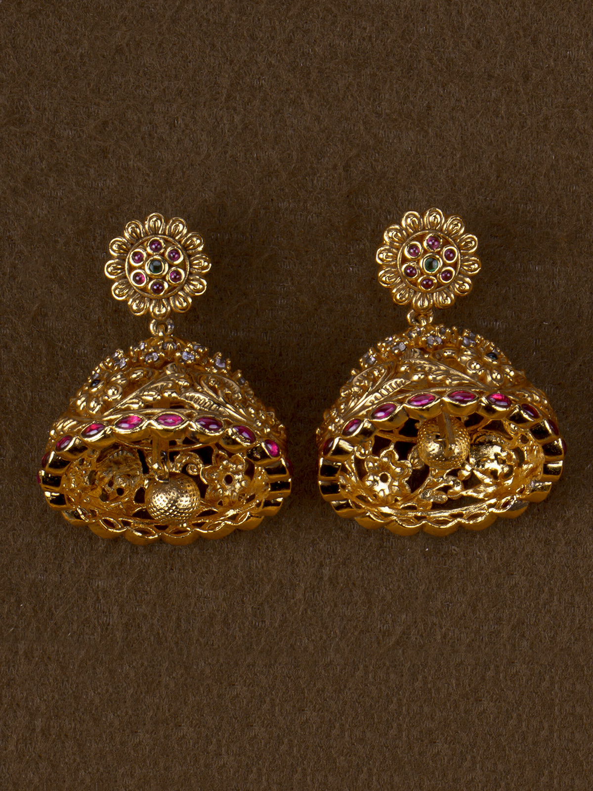 Jaali Pushpa Necklace Set