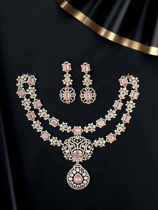 Roselle Victorian Double Layer Necklace