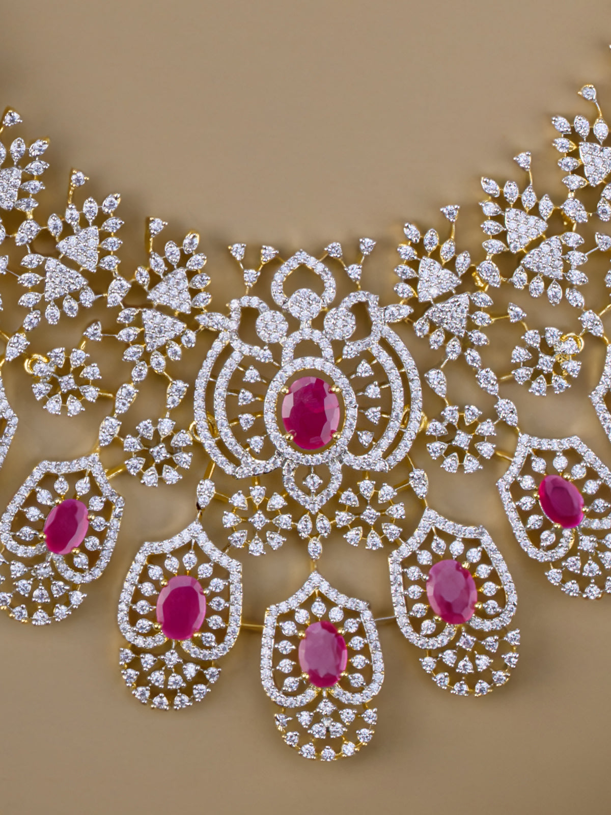 Lillia Diamond Haaram Set
