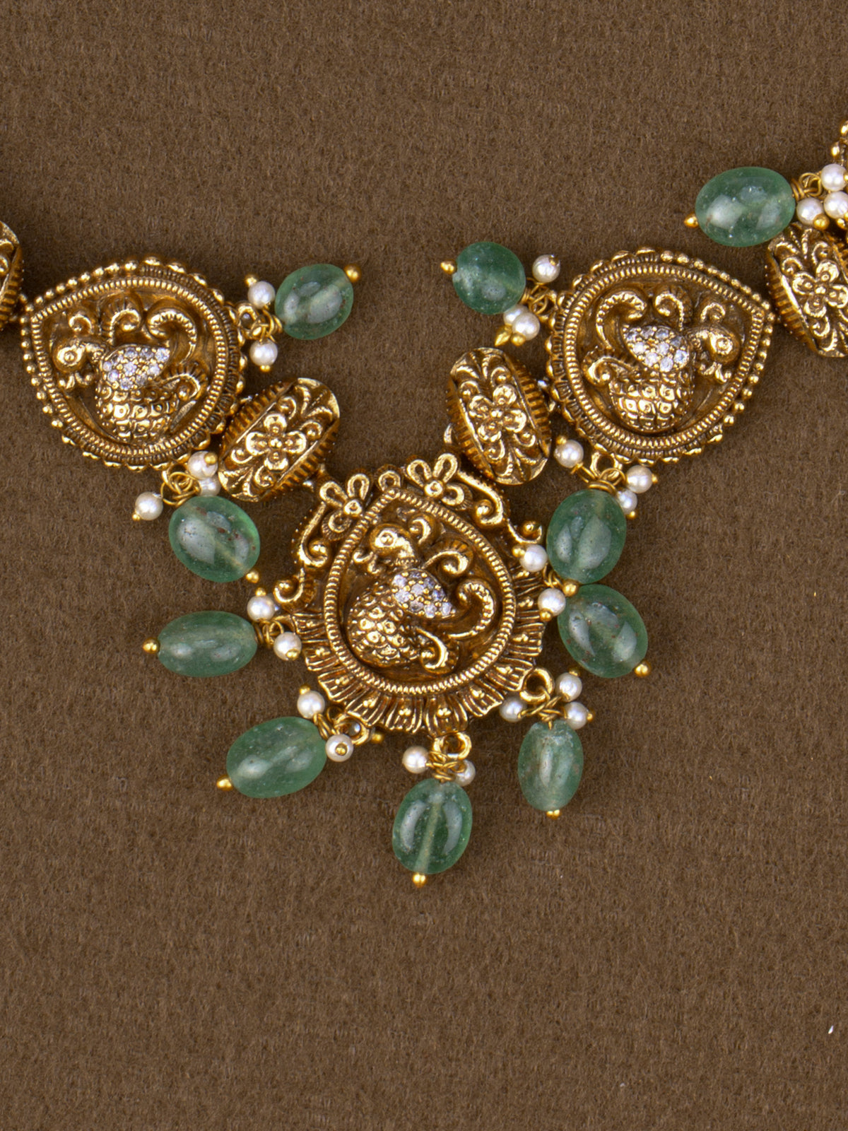 Tripika Antique Gold Necklace