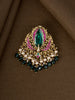 Neelamayil Jadau Hair Brooch