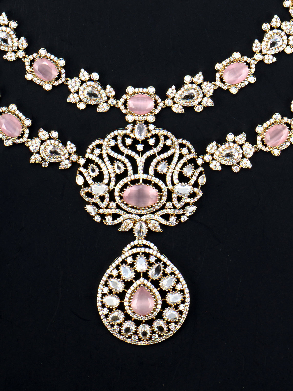 Roselle Victorian Double Layer Necklace