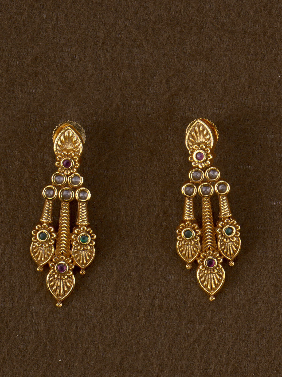 Pallavi Leaf Necklace Set