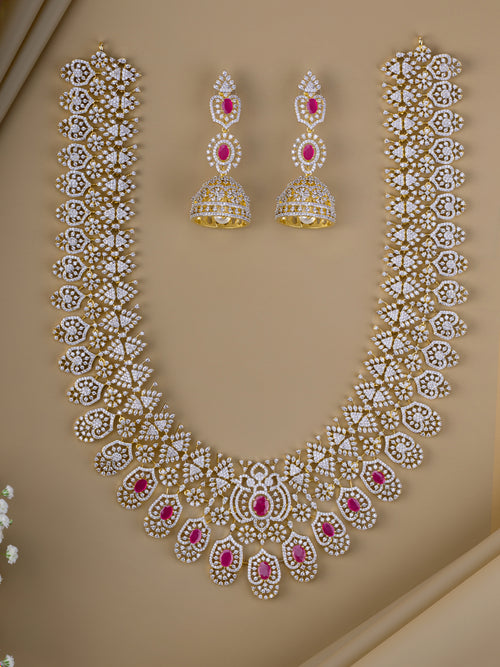 Lillia Diamond Haaram Set