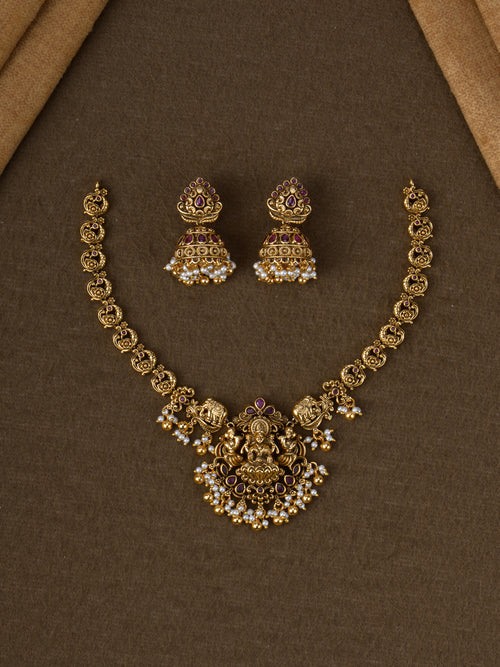 Vaibhavi Lakshmi Necklace Set