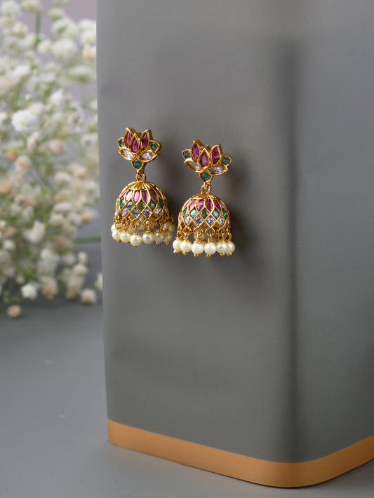 Padmasri Kempu Jhumkas