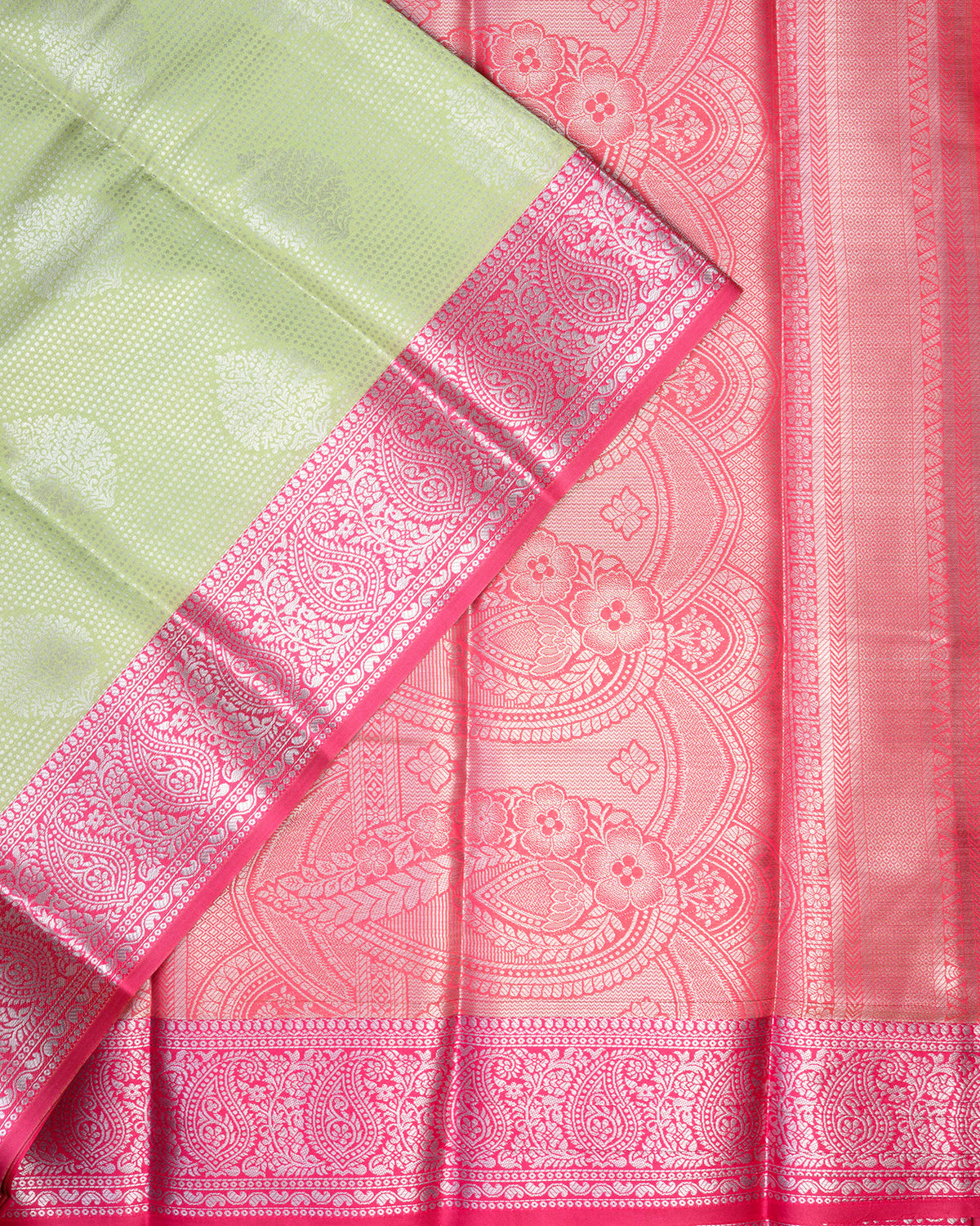 Kalyani Mint Tissue Silk Saree